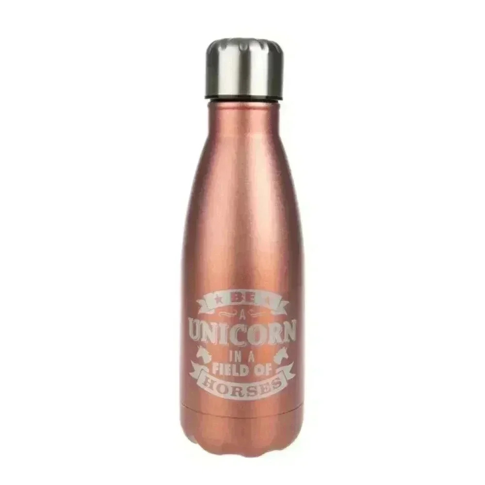 BE A UNICORN IN A  FIELD OF HORSES BOTTLE